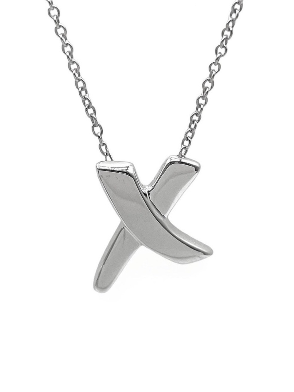 Authentic Tiffany & Co. Elsa Peretti Paloma's Graffiti X Necklace & Box